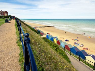 Mundsley beach huts